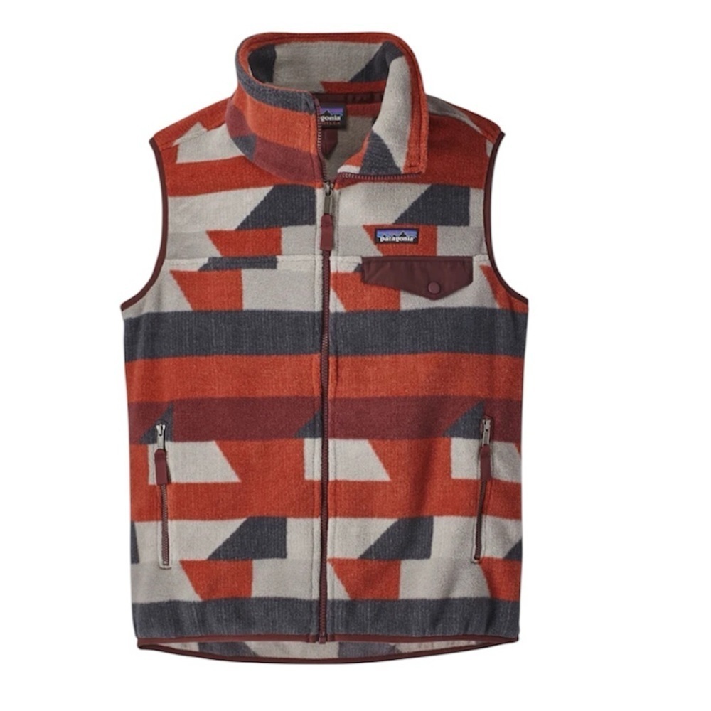 Patagonia | Women’s Printed Snap-T Fleece Full Zip Vest Size Mediun